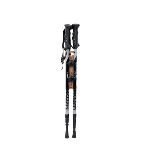 Bâtons De Randonnée Lapland 65 Cm-135 Cm Noir Gris Hi-Tec