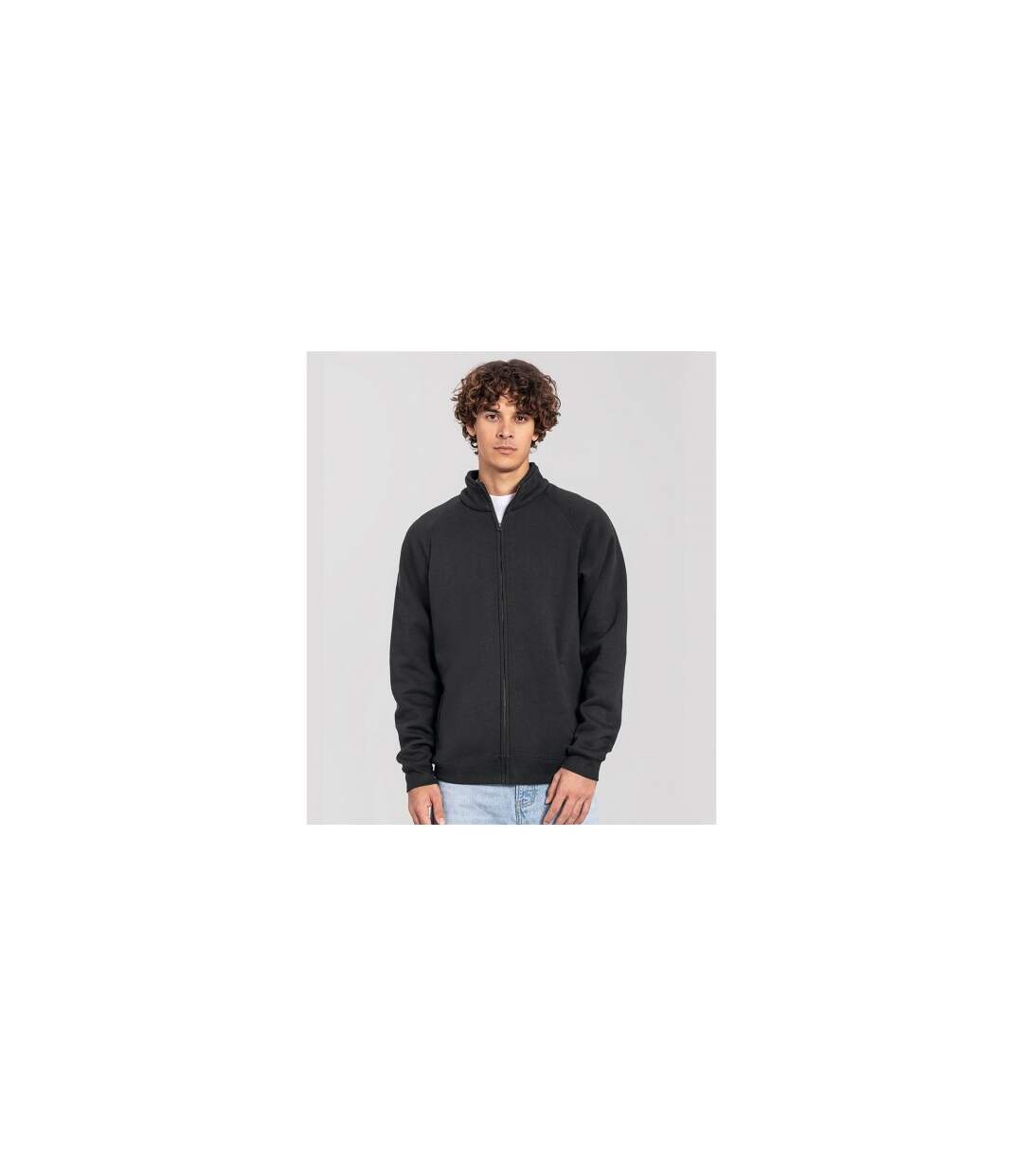 Veste De Survêtement Iconic Premium Adulte Anthracite Fruit Of The Loom-1