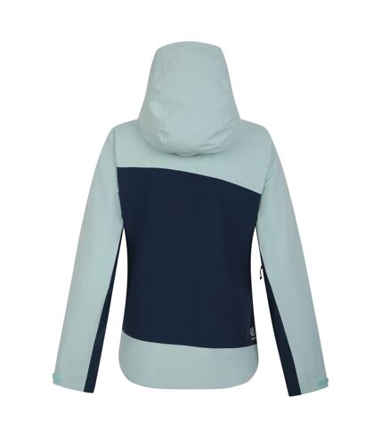 Veste imperméable traversing femme denim sombre / vert menthe Dare 2B