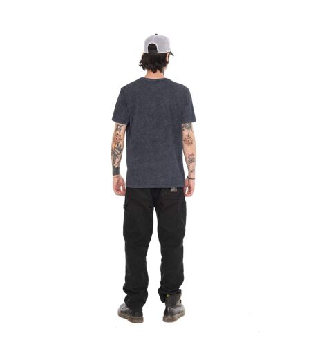 T-shirt homme regular col rond acid wash Leo Vondutch