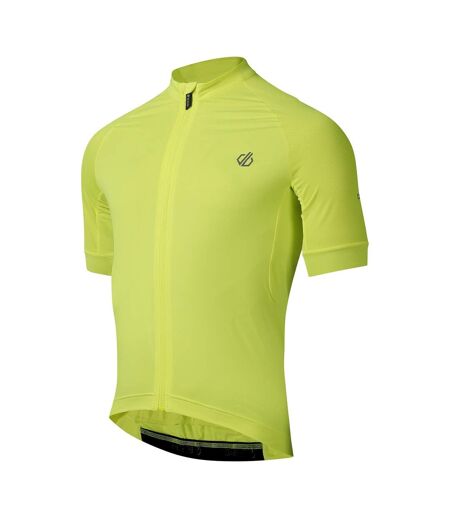 Maillot De Cyclisme Manches Courtes Lightning Homme Jaune Fluo Dare 2B