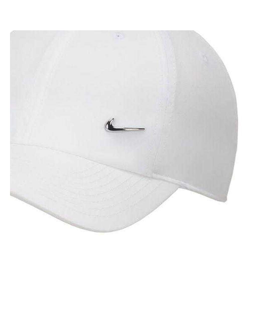 Casquette Sport Motif/style Swoosh Métallique Club Adulte Blanc Nike-3