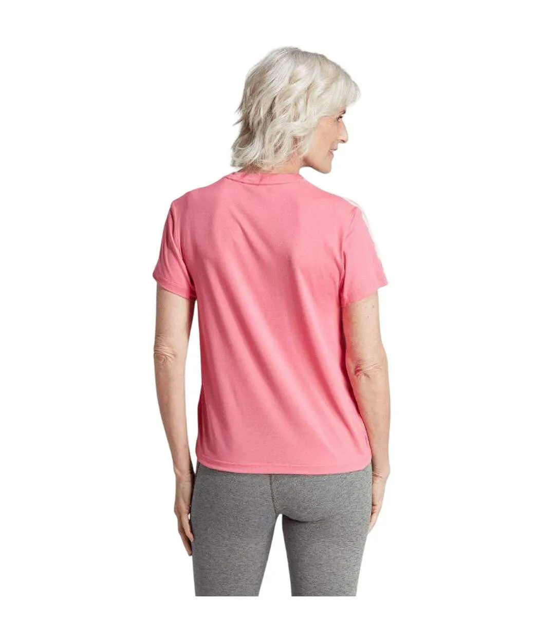 T-shirt Train Essentials Femme Rose Adidas-3