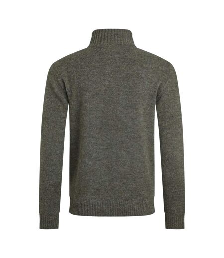 Mens Helmsdale Eco Quarter Zip Jumper Pale Denim Weird Fish
