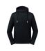 Russell Adults Unisex Pure High Collar Hooded Sweatshirt (Black) - UTRW7533