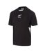 Mens New Zealand Rugby Crew Neck Regular T-shirt Black KooGa-3