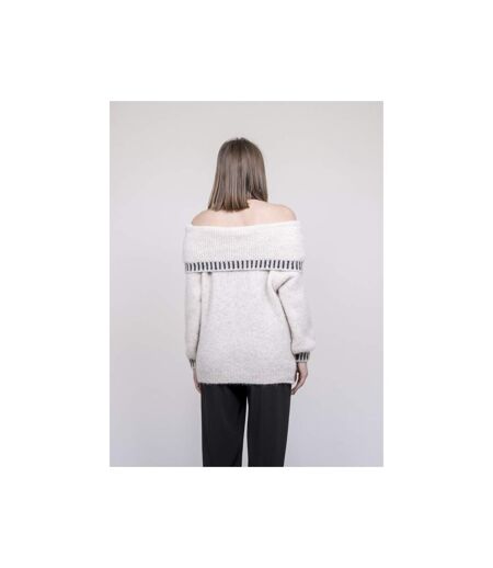 Pull col bardot KERVELLA - Dona X Lisa