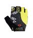Gants De Cyclisme Motif/style Arrondi Femme Noir Jaune Radvik-1