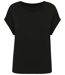 T-shirt écoresponsable manches à revers - Femme - PAT309 - noir-2