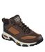 Skechers Mens Envoy Bulldozer Leather Skech-Air Sneakers (Brown) - UTFS9838