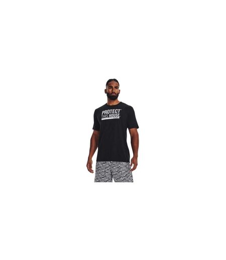 Mens Protect This House Crew Neck T-shirt Black Under Armour