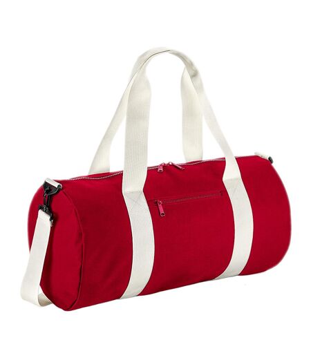 Bagbase Original Barrel Bag (Classic Red/Off White) (One Size)