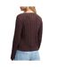 Pull marron femme superdry essentials cable jumper-2