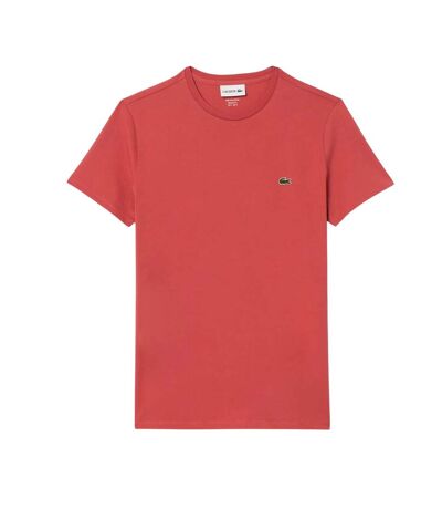 T-shirt pima homme rouge Lacoste