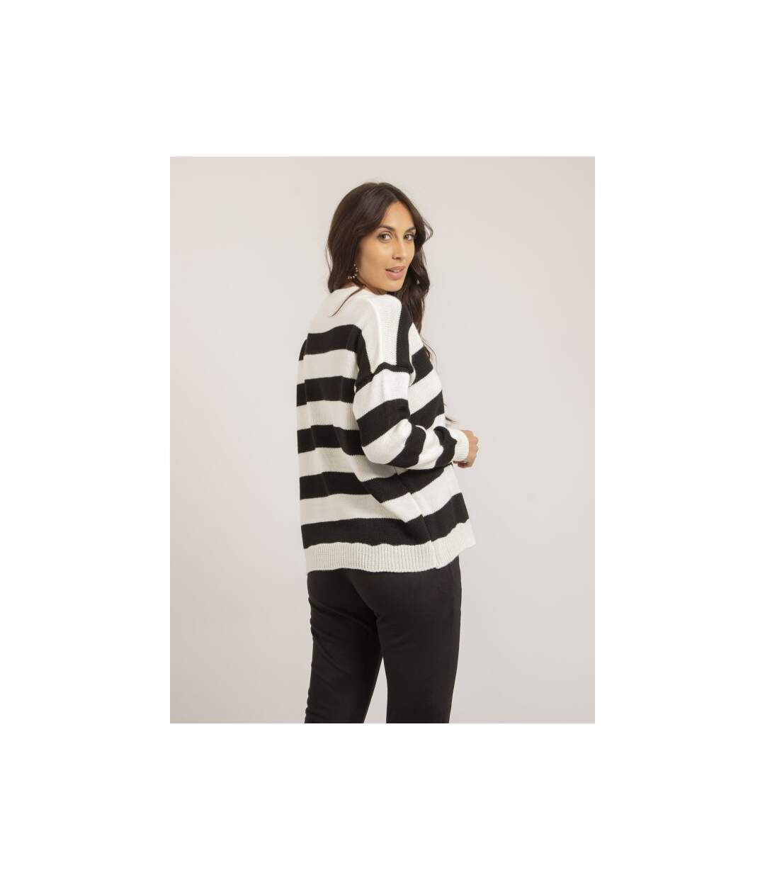 Pull grosses rayures KATURA - Dona X Lisa-3