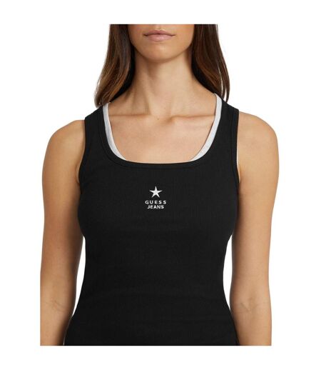 Débardeur Motif/style Étoile Femme Noir Vif Guess