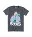 Unisex Adult Poor Unfortunate Souls Ursula T-shirt Charcoal Marl The Little Mermaid-2