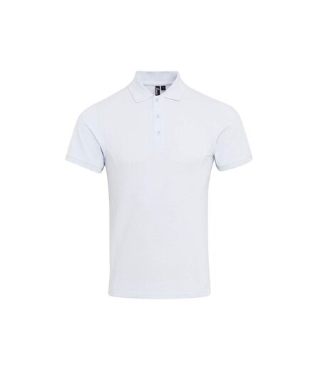 Polo piqué coolchecker homme blanc Premier