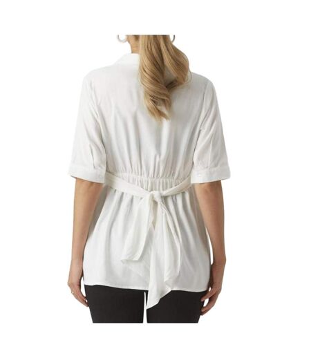 Blouse Blanche Femme Mamalicious Leline - L