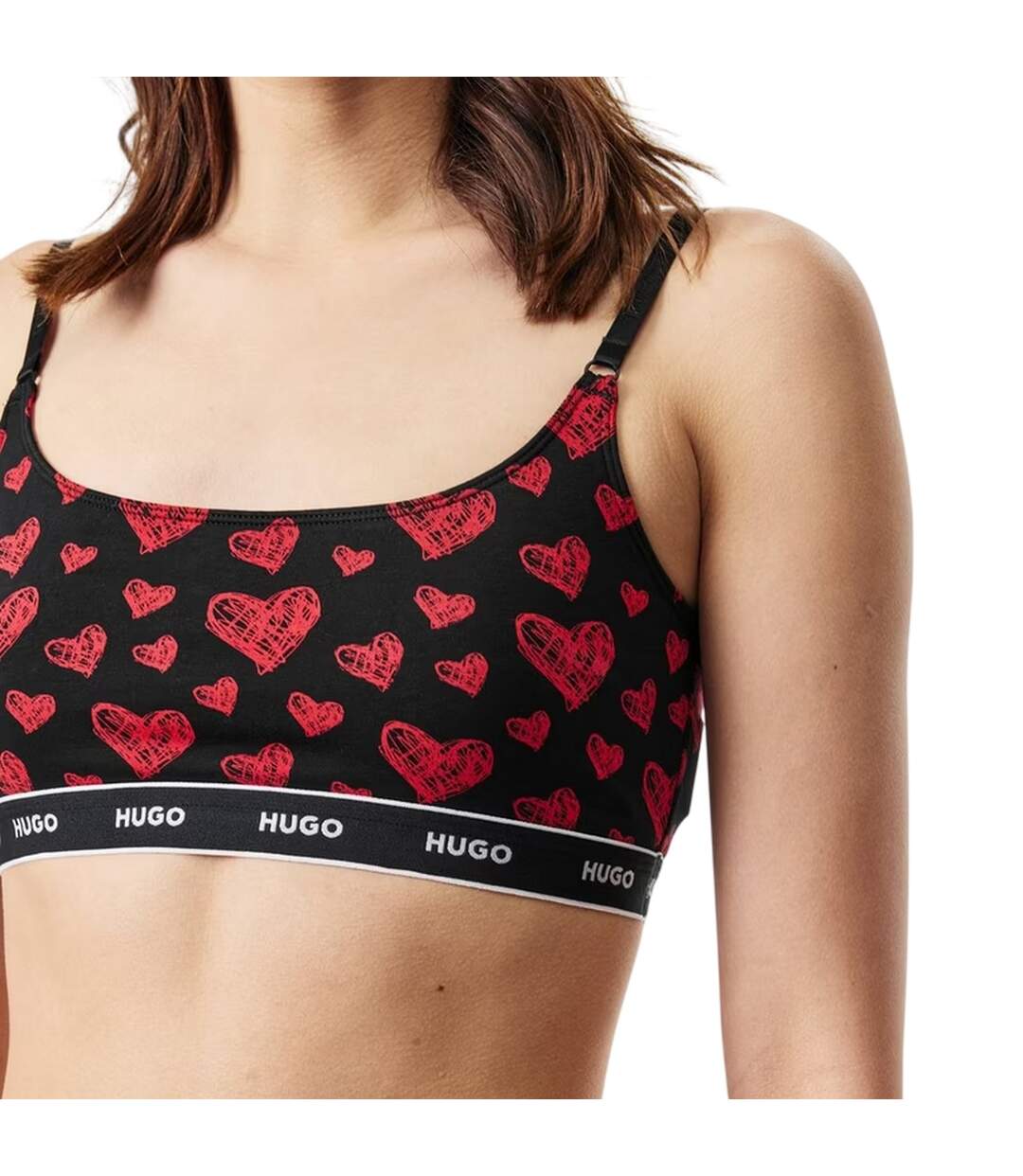 Lot De 2  Brassières Femme Noir Hugo-4