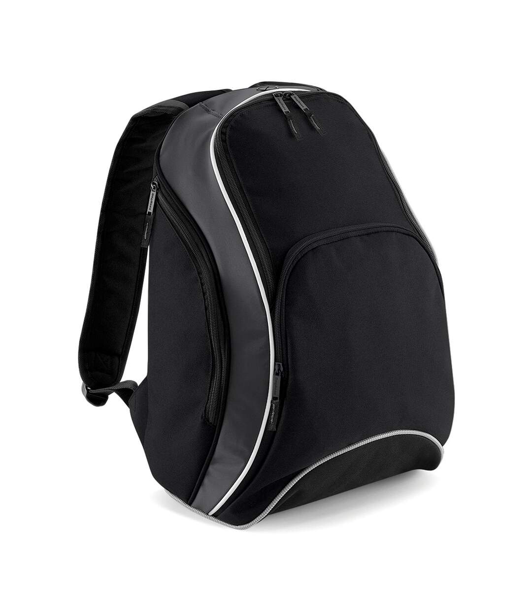 Sac à dos teamwear taille unique noir / gris foncé / blanc Bagbase-1