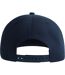 Unisex adult james 6 panel recycled polyester snapback cap navy Atlantis-2