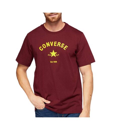 T-Shirt bordeaux homme converse deep