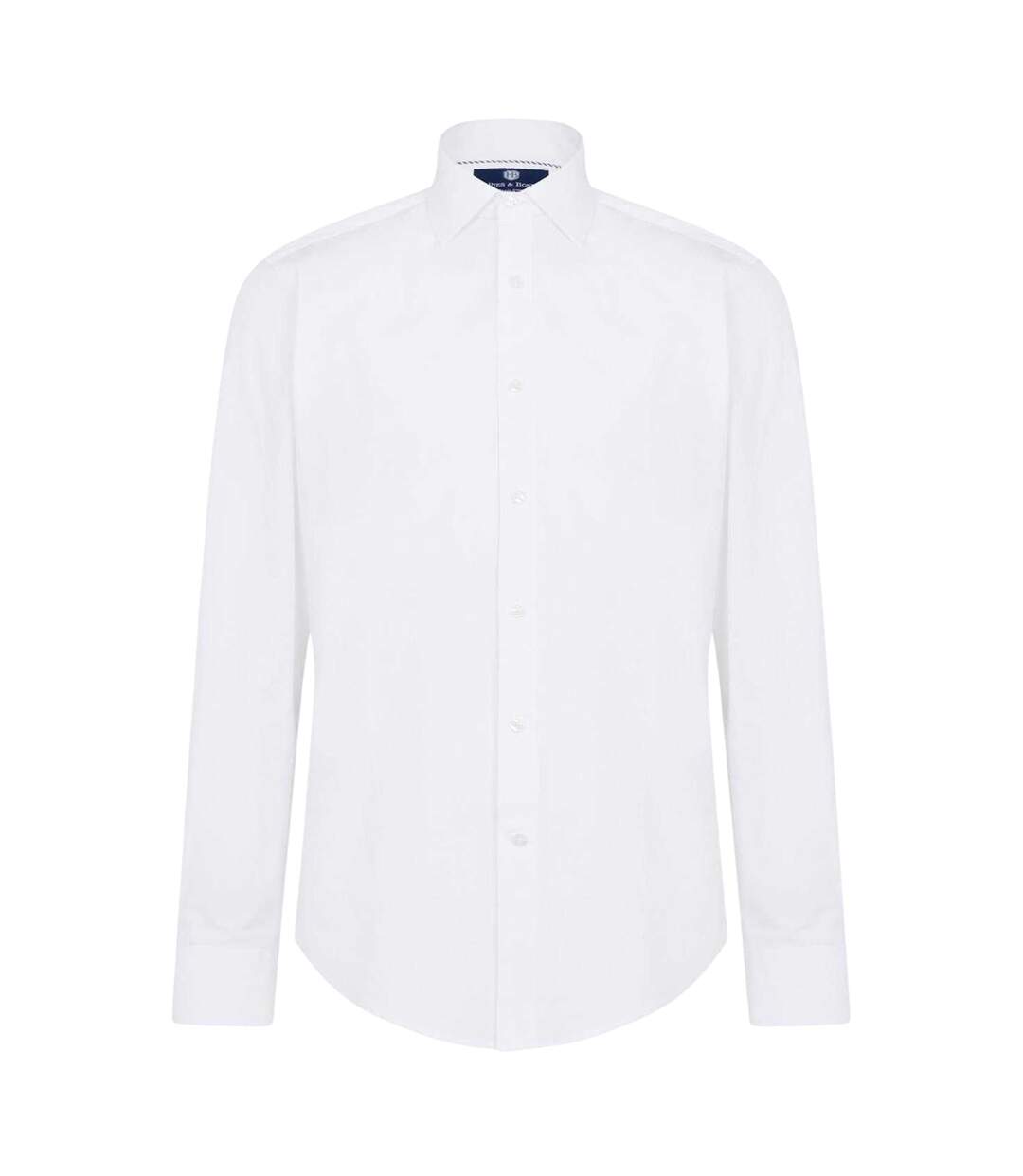 Chemise Manches Longues Homme Blanc Haines And Bonner-2