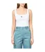 Débardeur Motif/style Monogramme Femme Blanc Calvin Klein-3