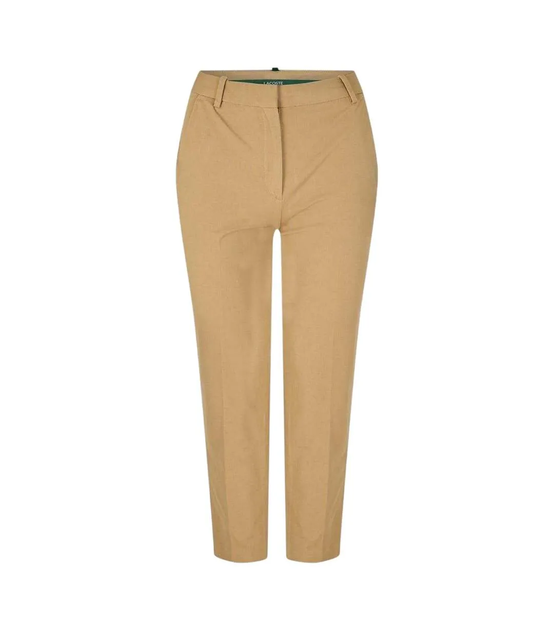 Chino Femme Marron Clair Lacoste-2
