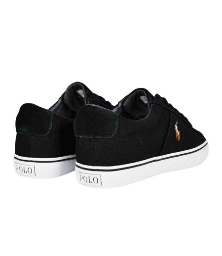Baskets Basses En Toile Sayer Homme Noir Ralph Lauren