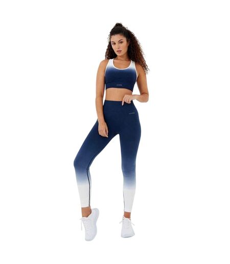 Brassière De Sport Motif/style Ombré Femme Bleu Marine Blanc USA Pro
