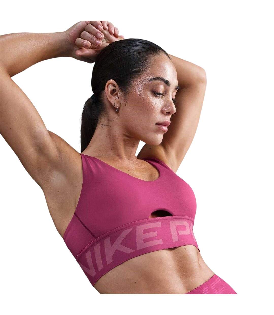 Brassière De Sport Pro Femme Rouge Betterave Nike-2