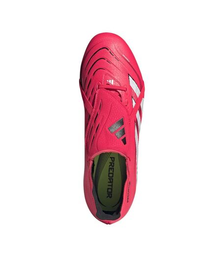 Chaussures À Crampons Pour Terrain Ferme Predator League Homme Rouge Lucide Blanc Nuage Noir Adidas