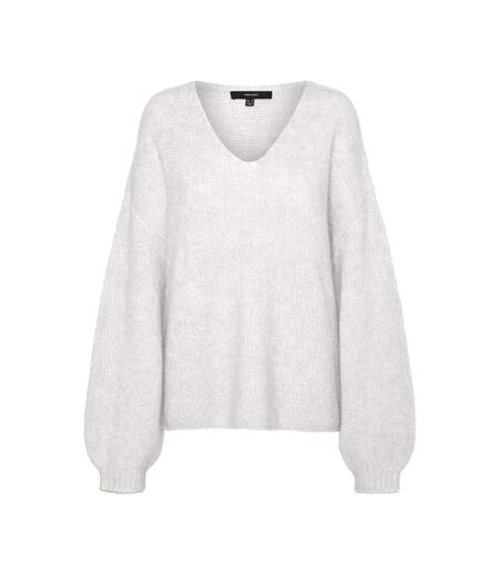 Pull Blanc Femme Vero Moda Mooth - L