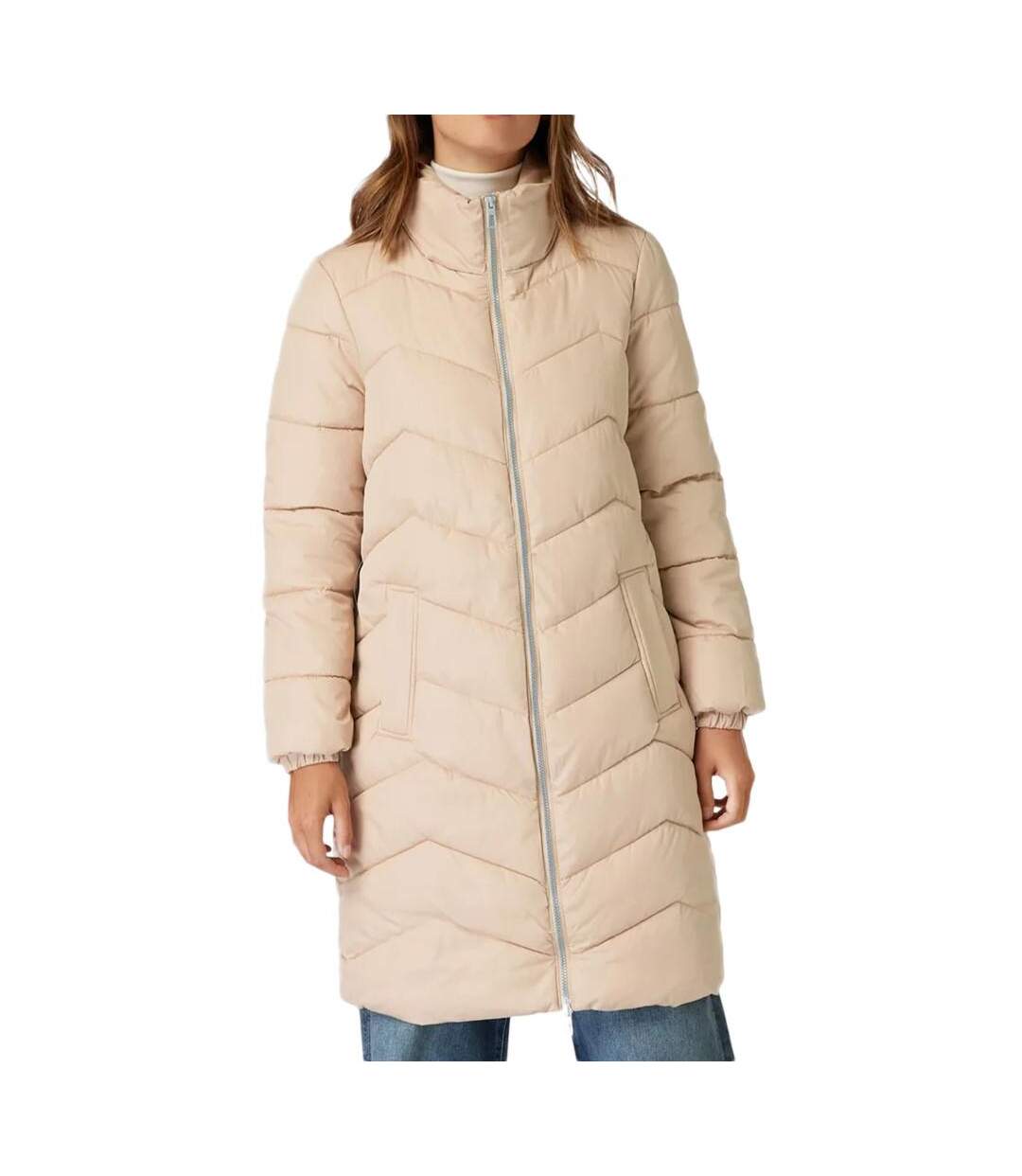 Doudoune Beige Femme Vero Moda Liga Coat - M