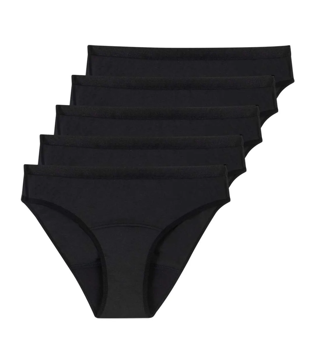 Lot de 5 slips menstruels femme Athena-4