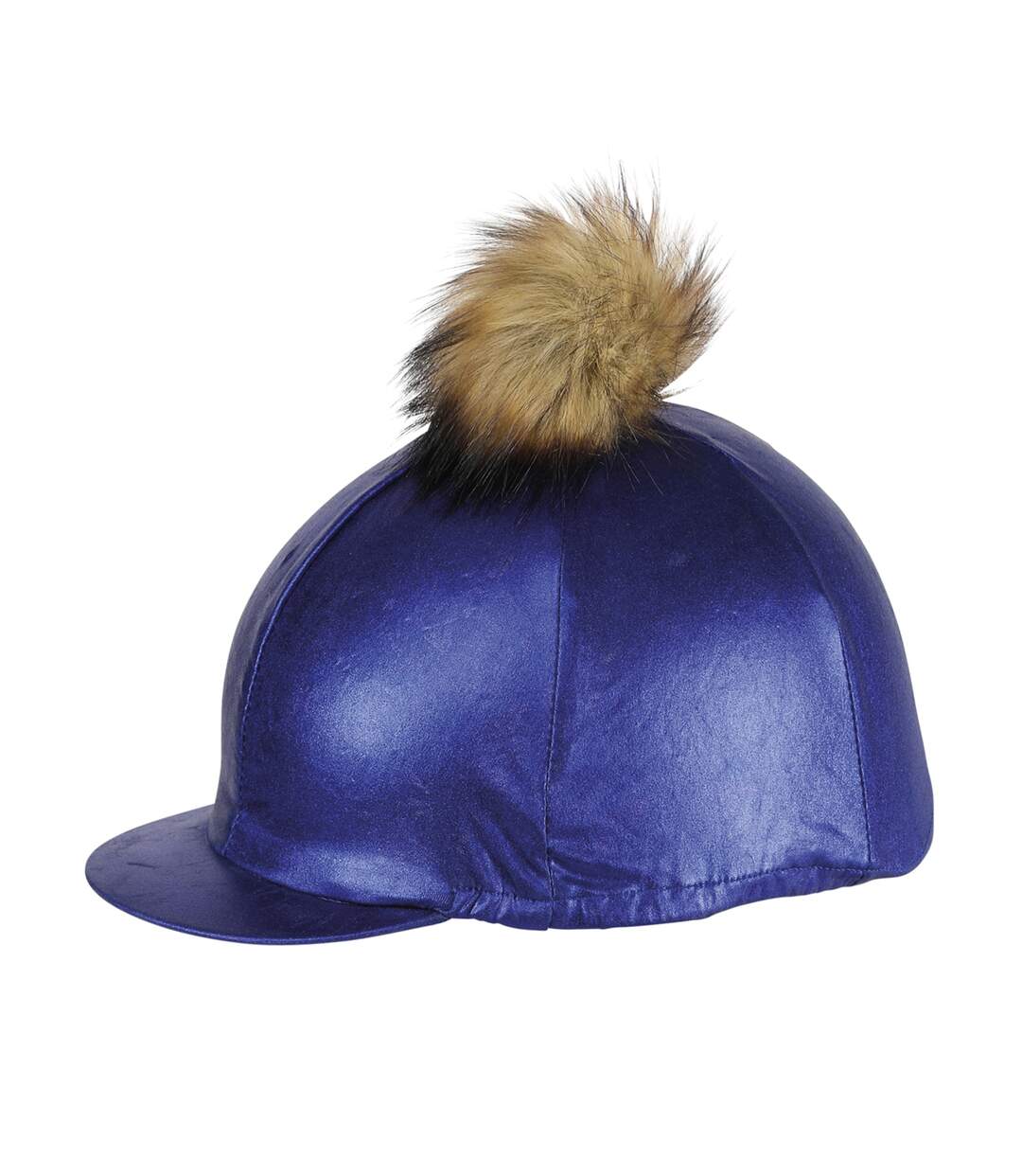 Metallic Hat Cover Blue Shires-2