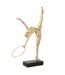 Gymnaste Cerceau sur Socle Écart 35cm Doré & Noir-1