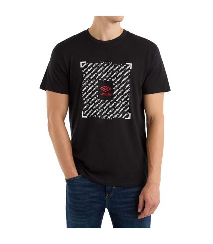 Mens ftbl graphic t-shirt black Umbro