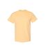 T-shirt Manches Courtes Homme Jaune Pâle Gildan-1