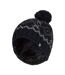 Mens Fleece Lined Thermal Winter Warm Beanie Bobble Hat with Pom Pom-1