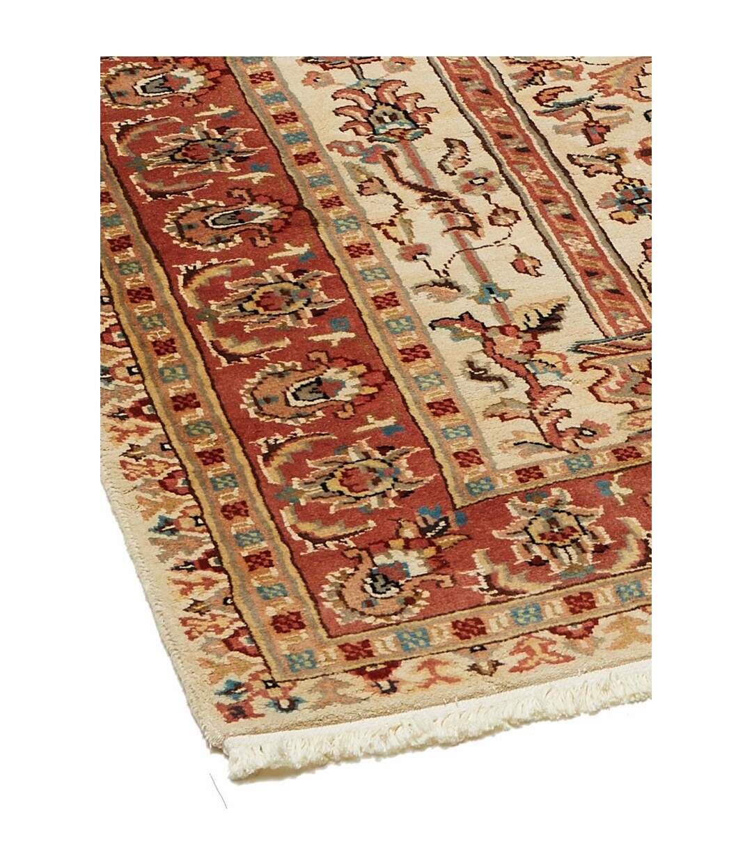 Authentique tapis d'Orient fait main en soie JIHANGIR 42-3