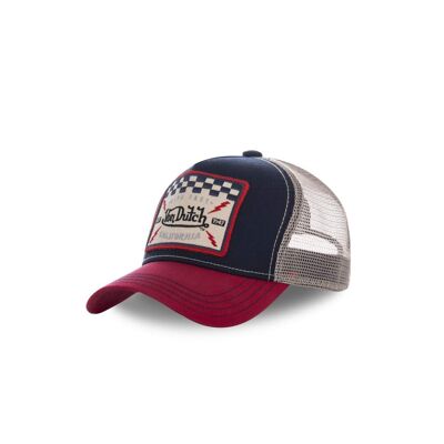 Casquette Trucker homme filet Square Bleu Marine Vondutch