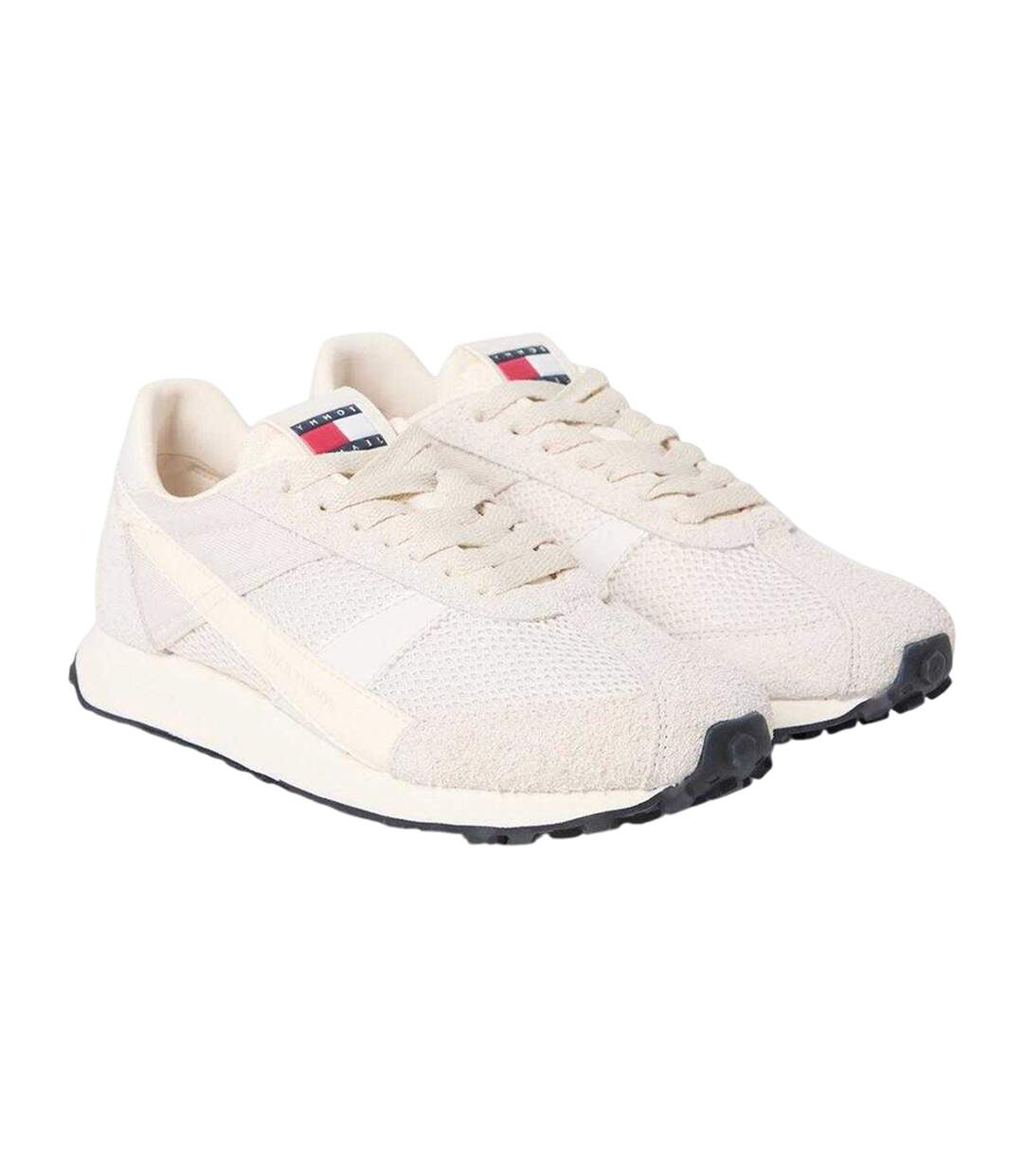 Baskets Retro Femme Rose Pâle Tommy Jeans-1