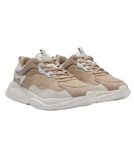 Mens Leon Mesh Trainers Medium Beige Hugo