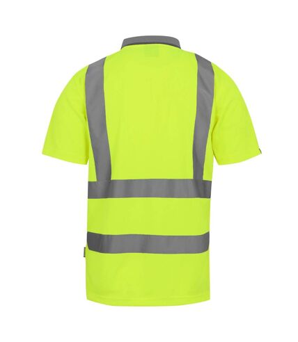 Mens pro hi-vis polo shirt yellow Regatta