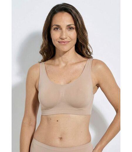 Brassière extensible sans coutures devant