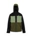 Veste Imperméable Maland Homme Kaki Noir Vert Kaki Foncé Regatta-2