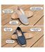 OZABI Pack 2 Paires Espadrilles Homme Semelle Corde Jute-4